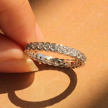 925 Sterling Silver Bling Bling CZ Rings for Women Fashion Finger Accessories Chic Engagement Wedding Jewelry Gifts